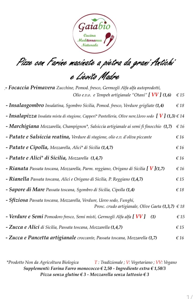 Gaia.Bio menu 3
