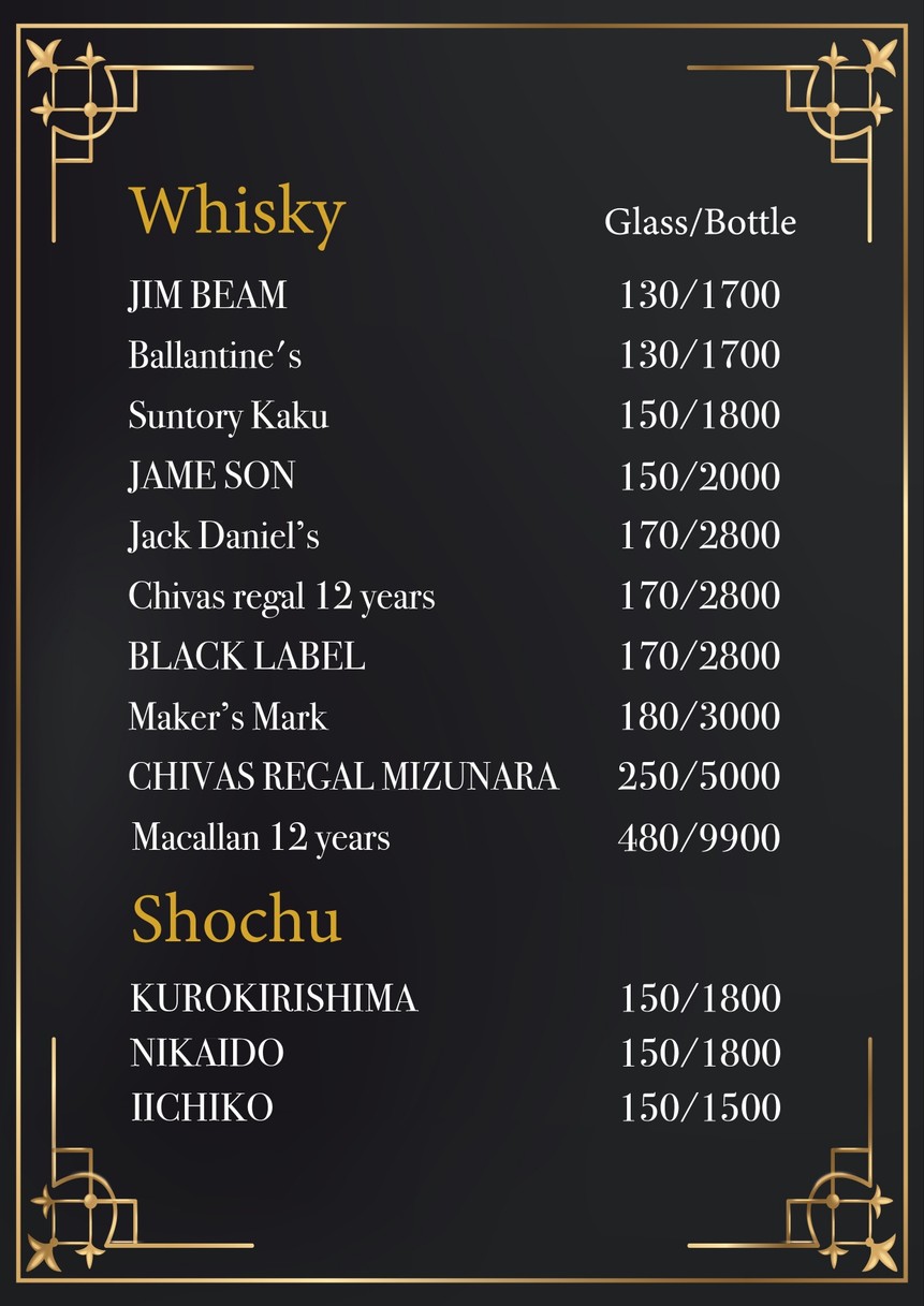 Gaming & Sport Bar LUIDA/Ge-mingu baā Ruīda menu 2