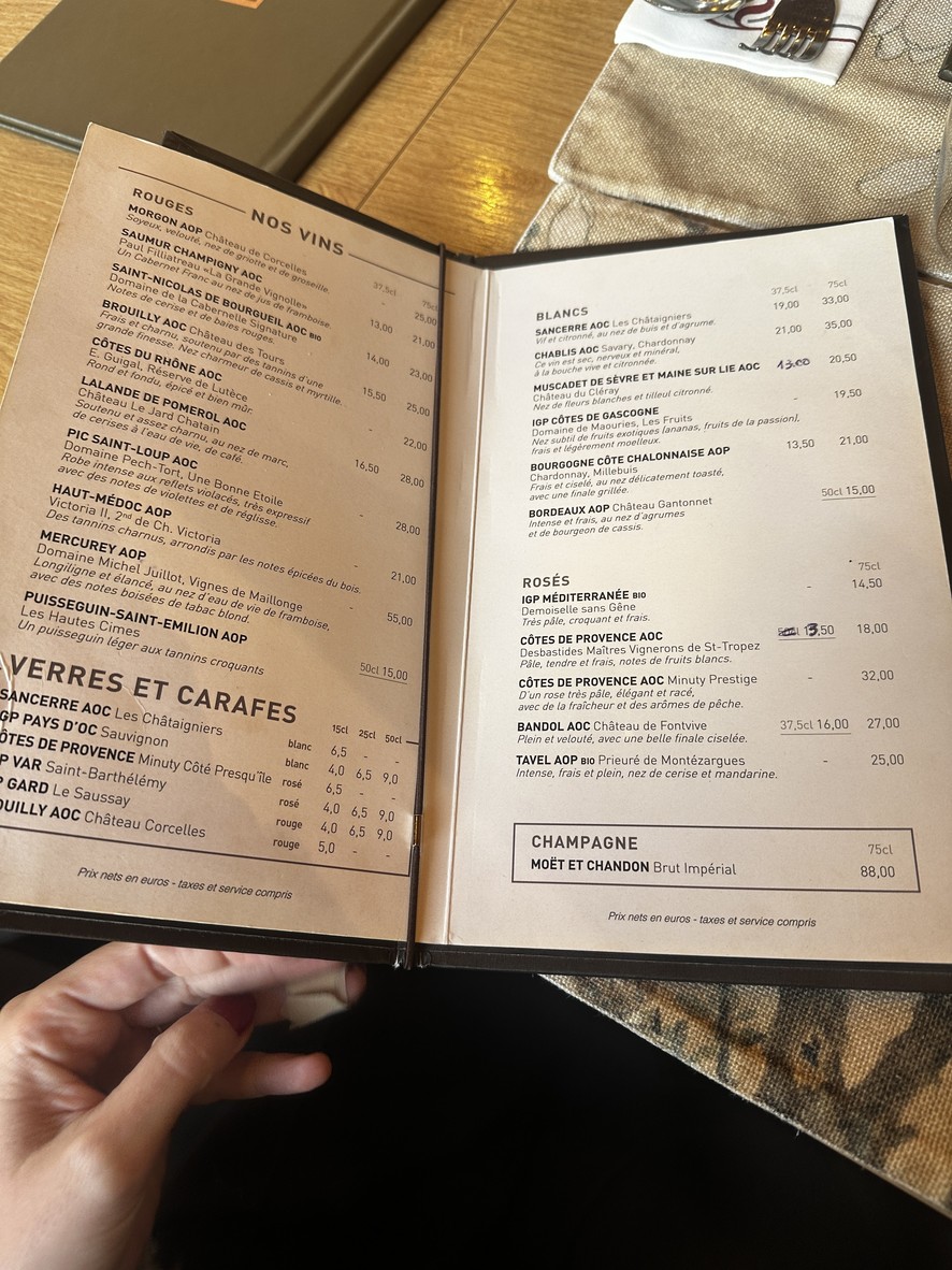 Au Bol de Riz menu 10