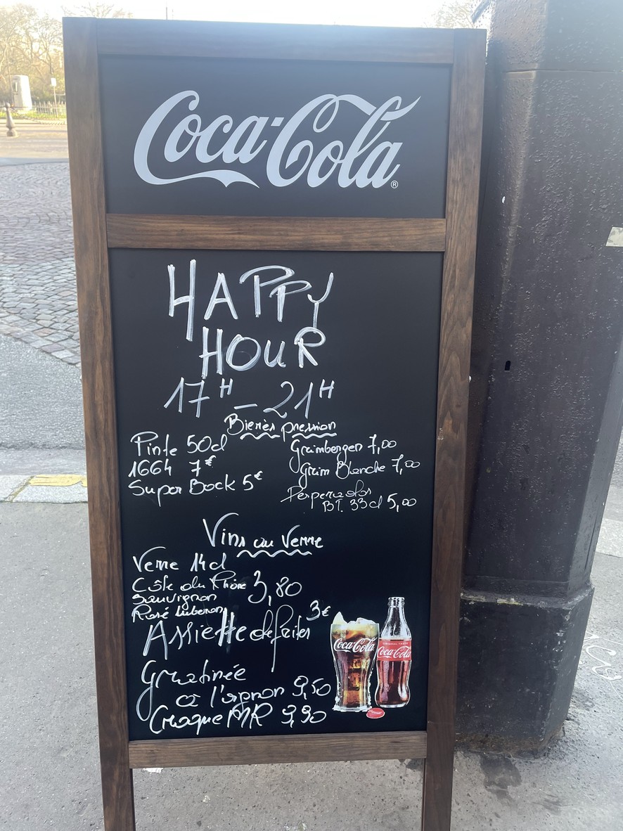 Le Marigny menu 3
