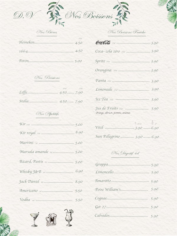 La Dolce Vita menu 4