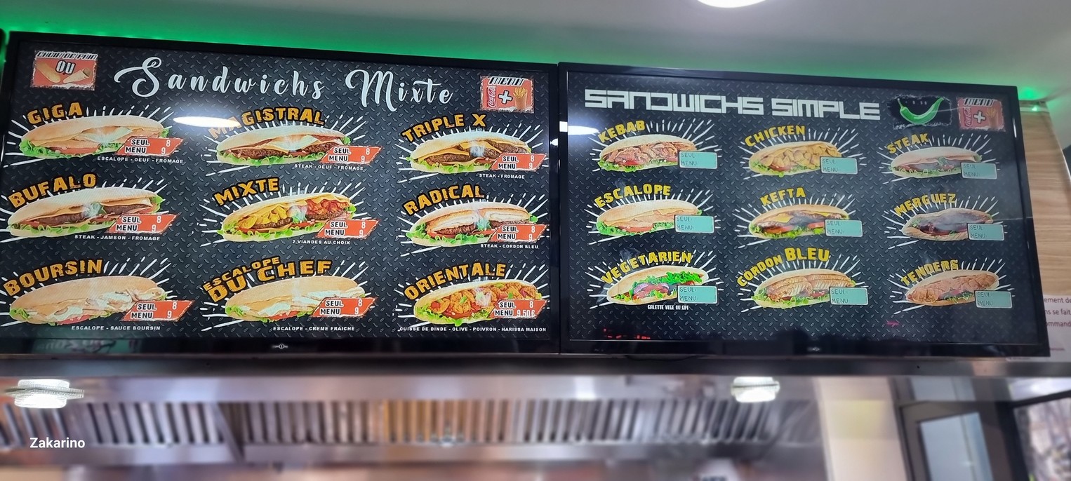 Fast Balard menu 1
