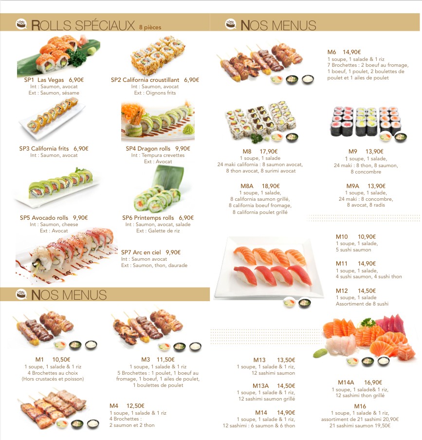 Oketa Paris menu 2