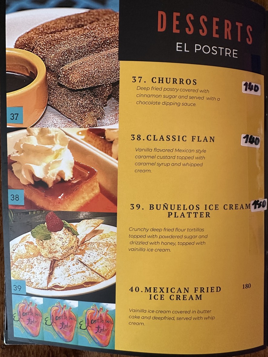 Tacos & Salsa Mexican Bar and Restaurant menu 3