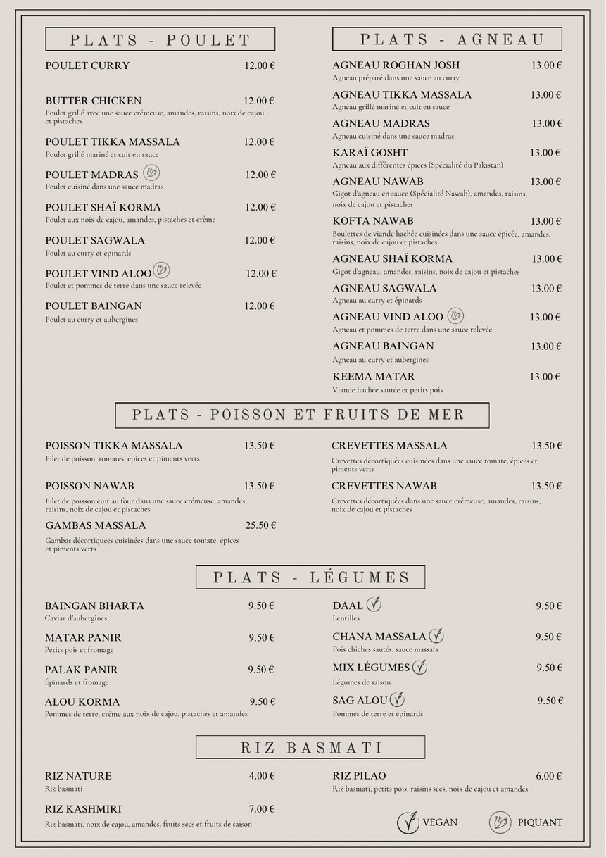 Nawab menu 2
