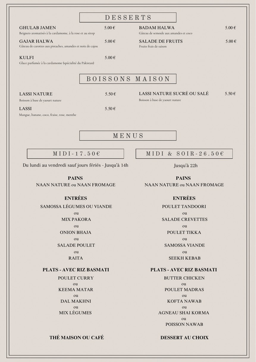 Nawab menu 3