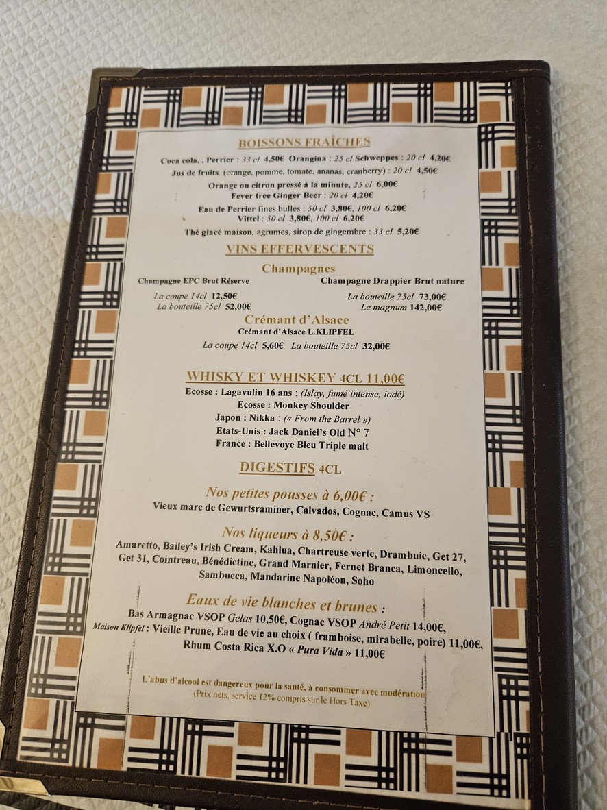 Le Café du Commerce menu 3