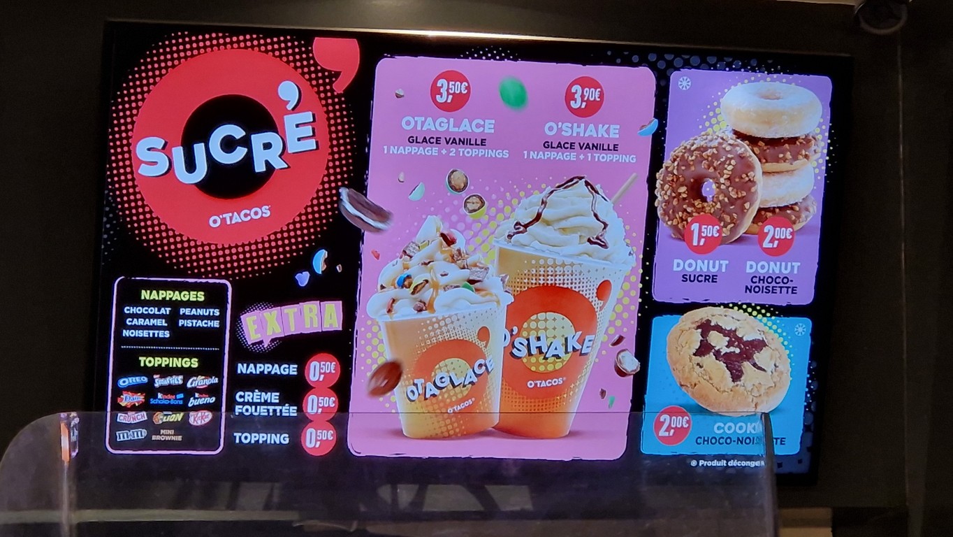 O'Tacos menu 3
