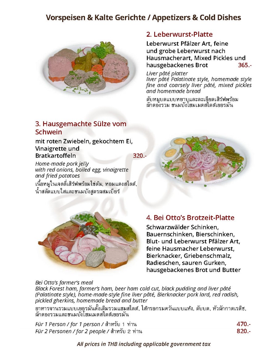 Baiyotto menu 1