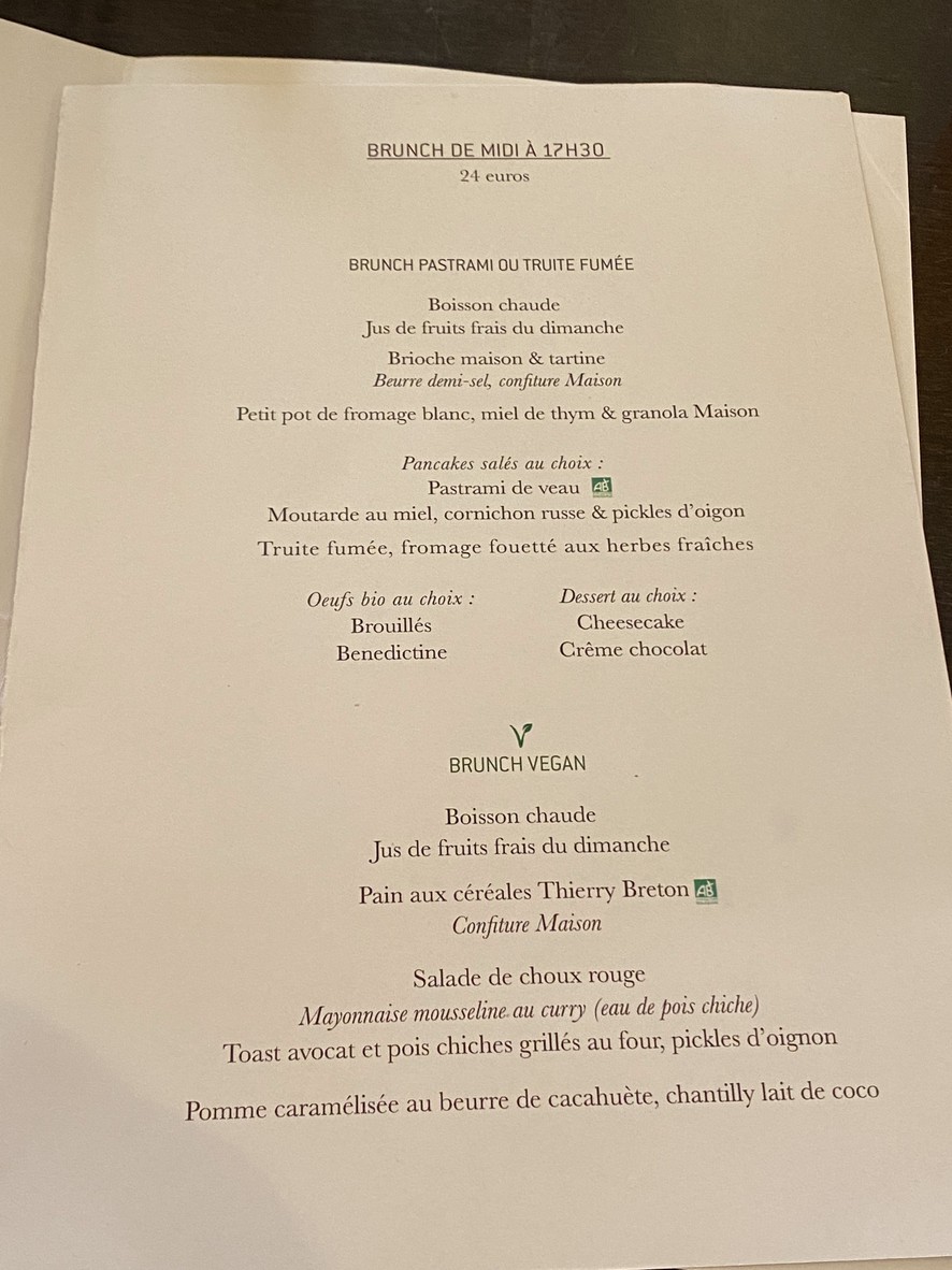Cannibale Café menu 2