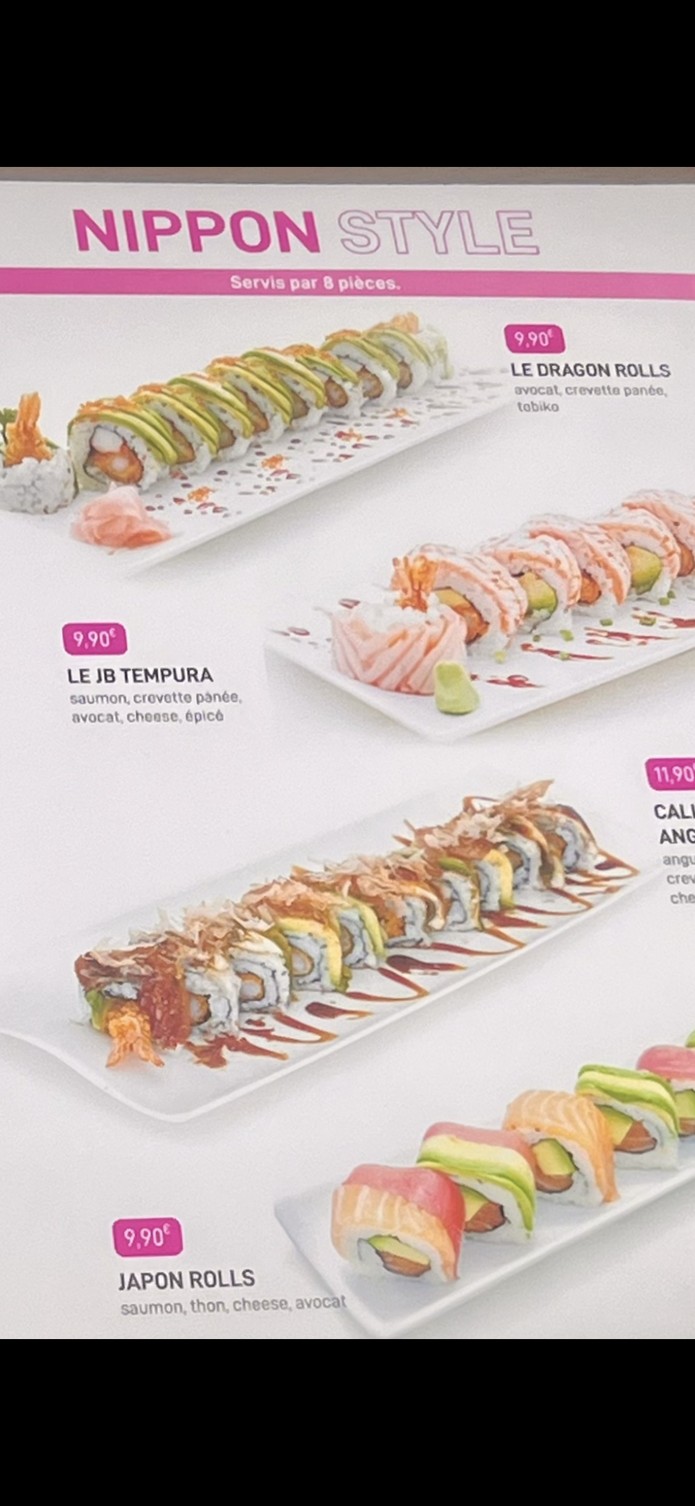 NIPPON NROLL menu 4