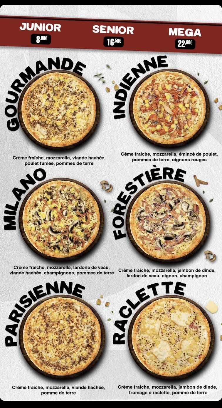 Pizza Punch Epinay menu 3