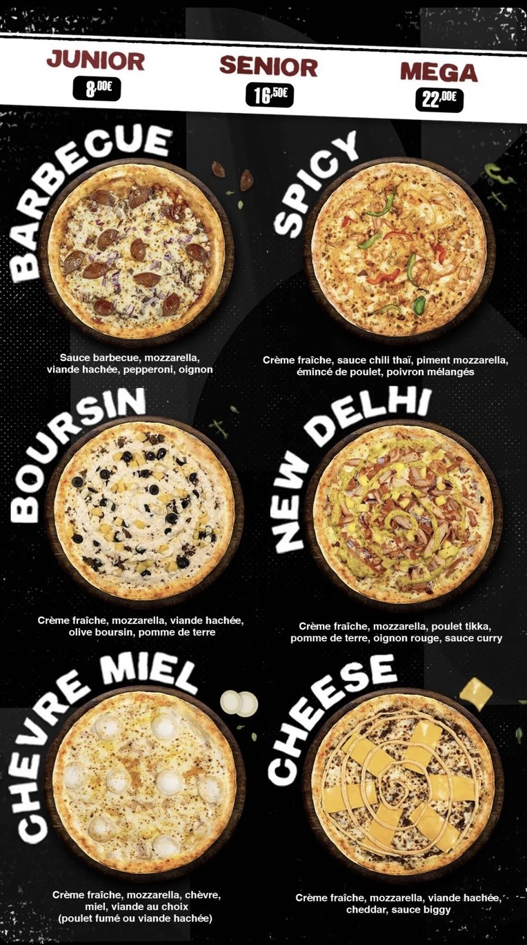 Pizza Punch Epinay menu 6