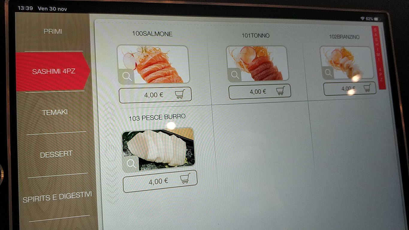 Domò Sushi Roma menu 3
