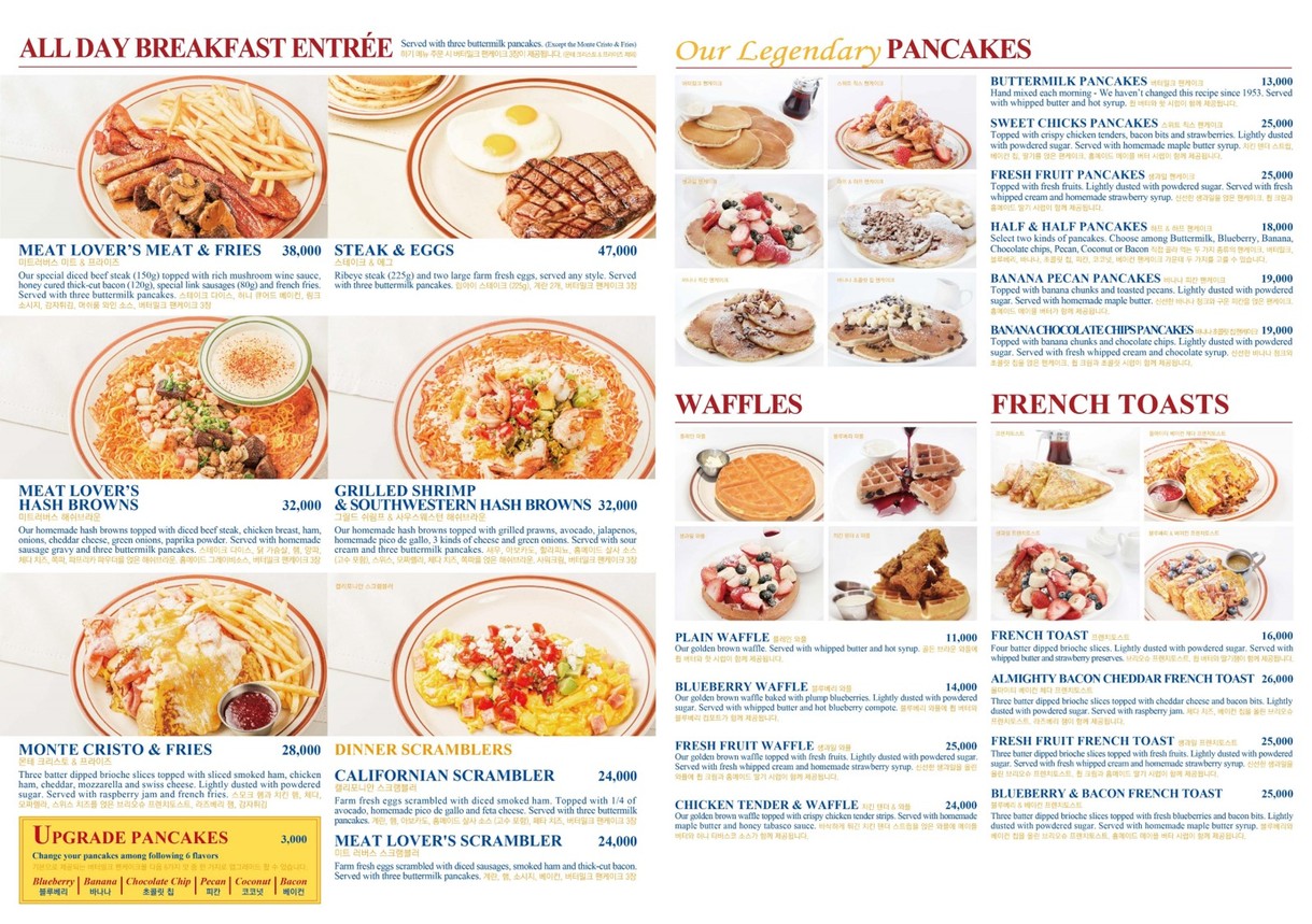 The Original Pancake House Jamwon Pastel menu 3