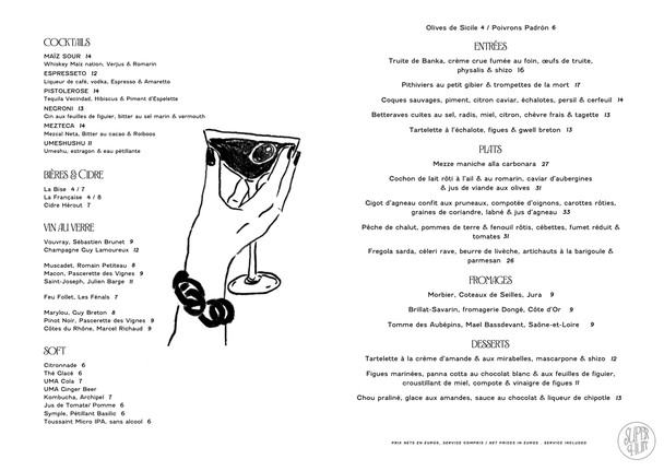 Restaurant Super Huit Paris 8