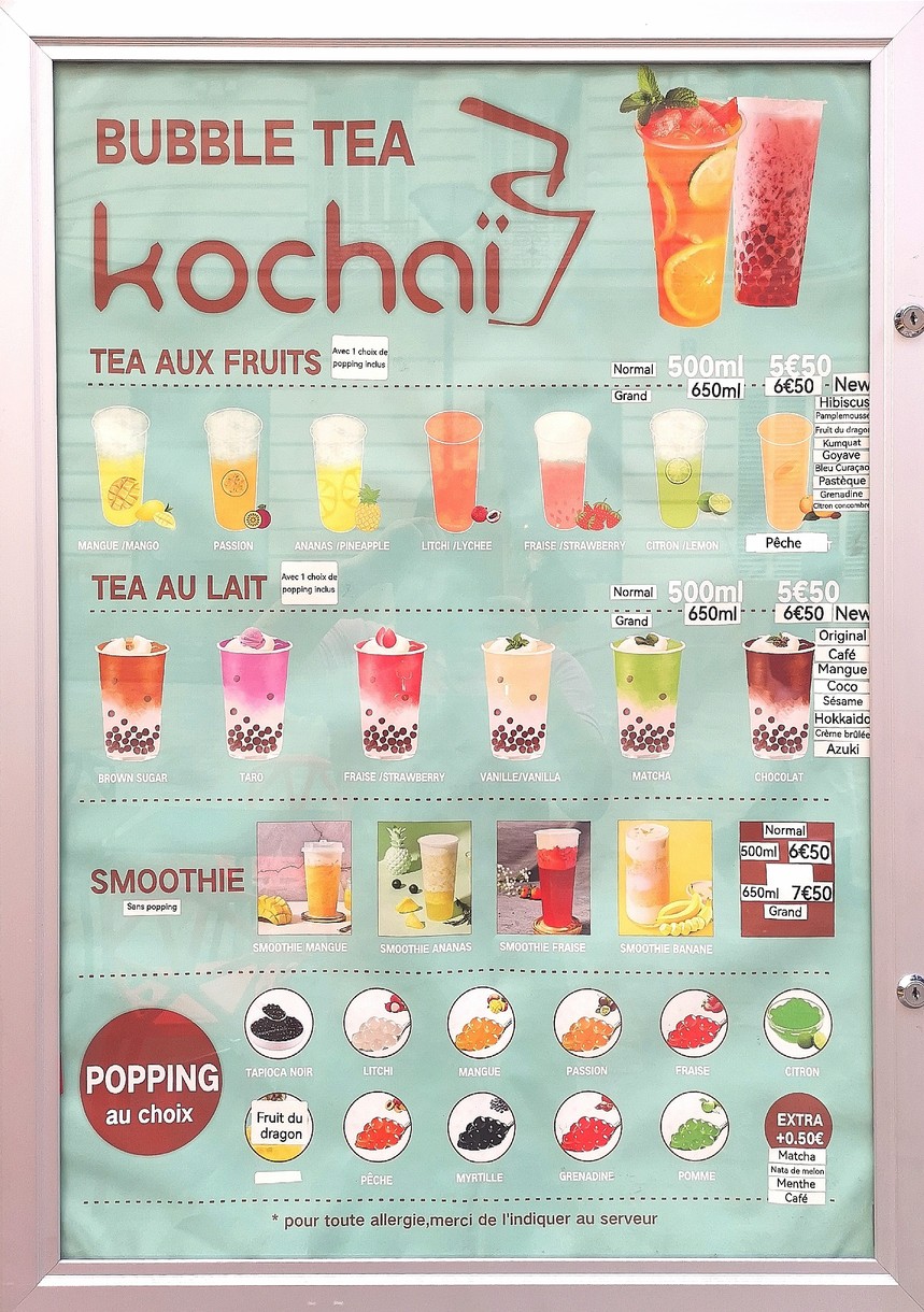 KOCHAI Poké Bowl & Bubble tea menu 2
