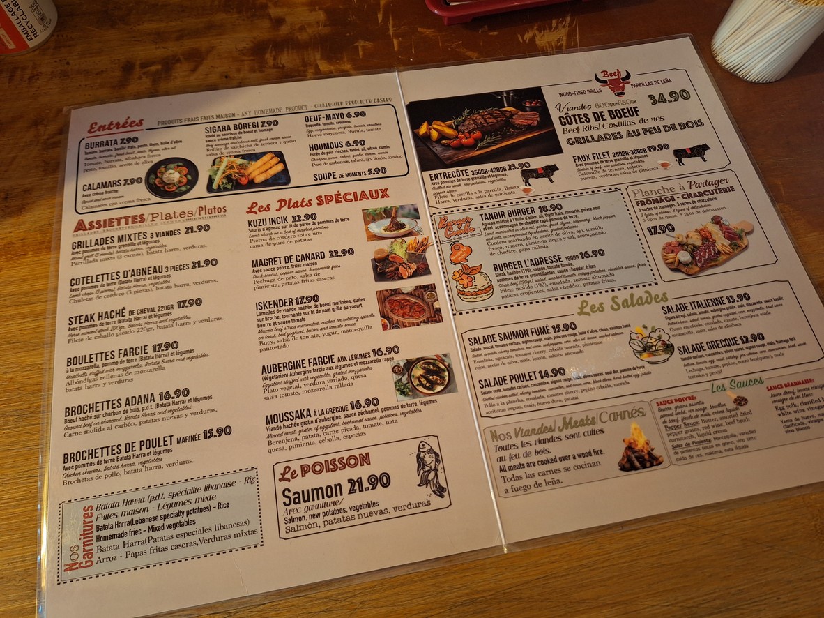 L'Adresse menu 2