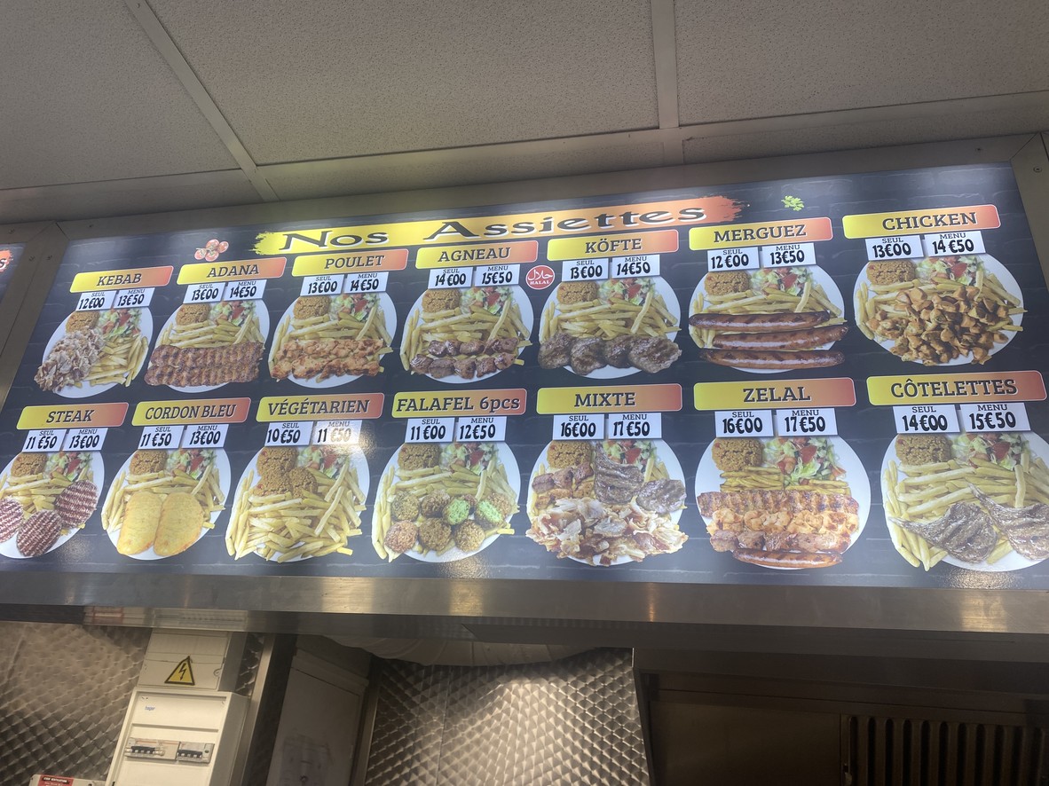 Restaurant Zelal menu 3