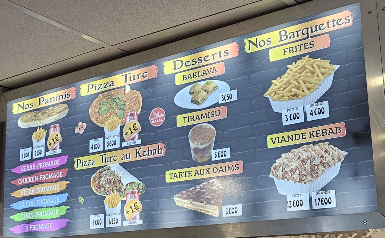Restaurant Zelal menu 4