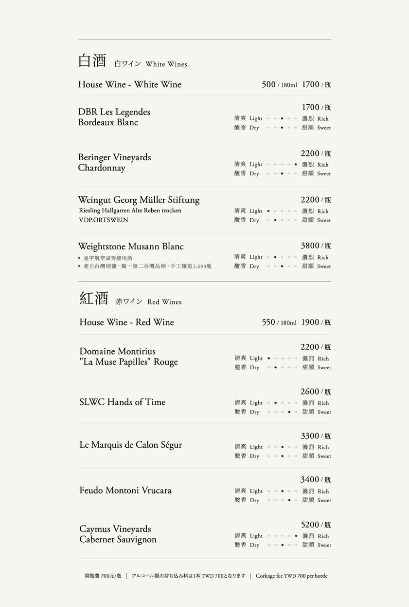 Jú sè shuàn shuàn wū yī guǎn menu 2