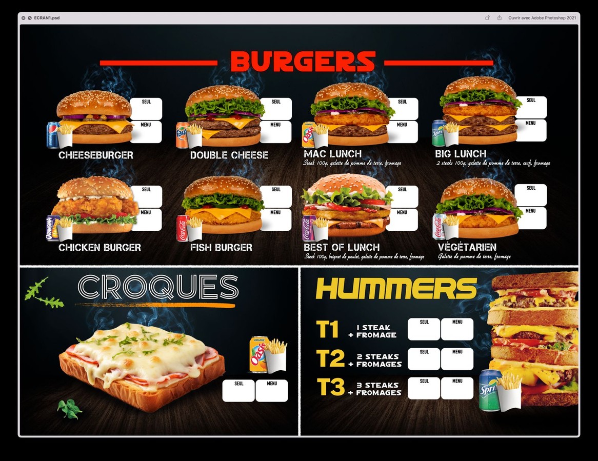 Space Lunch menu 2