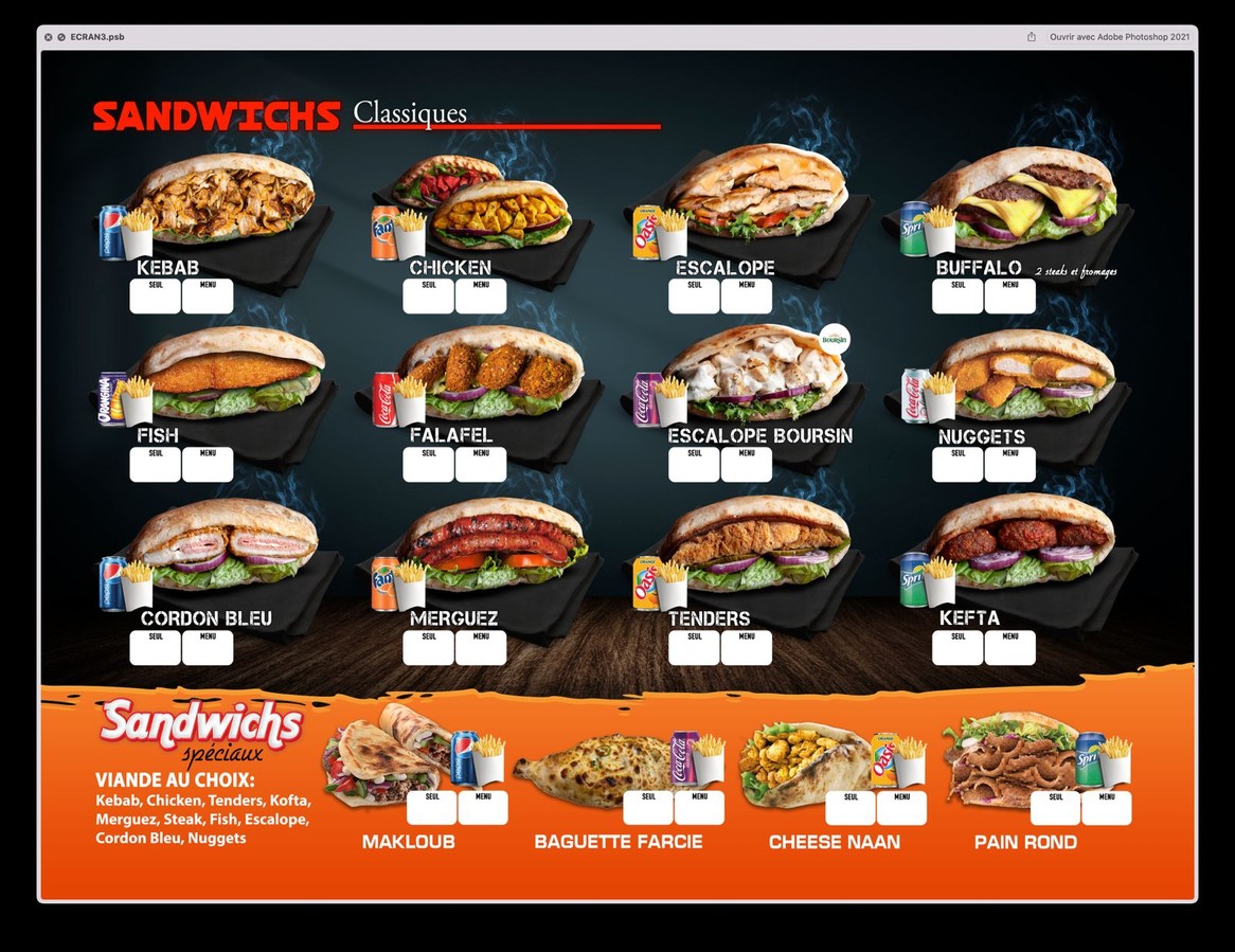 Space Lunch menu 3