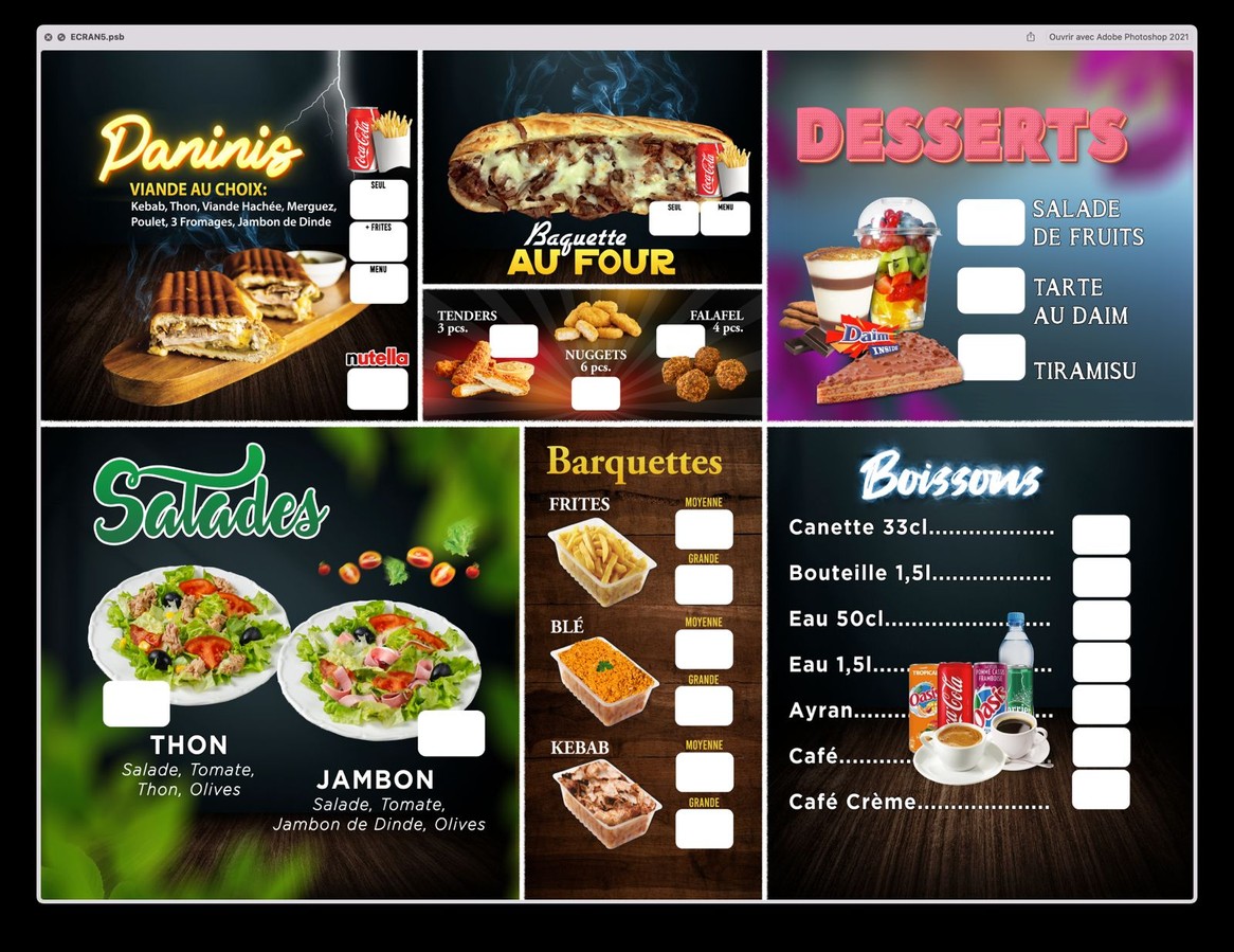 Space Lunch menu 4