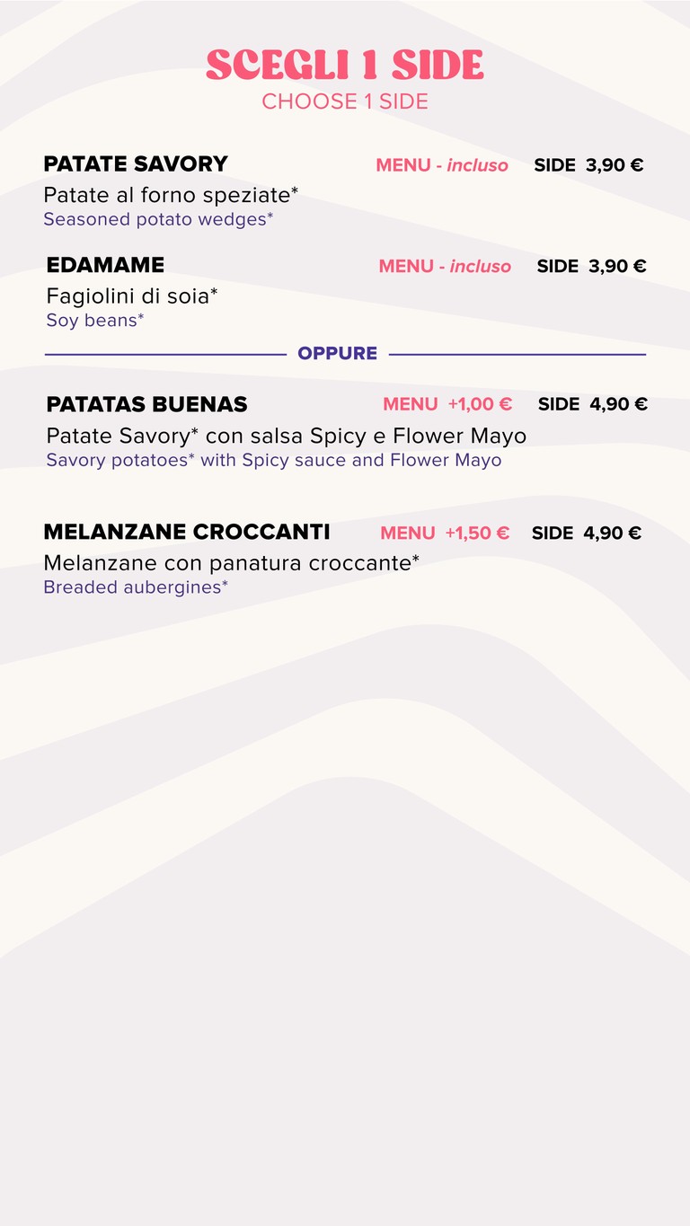 Flower Burger menu 5