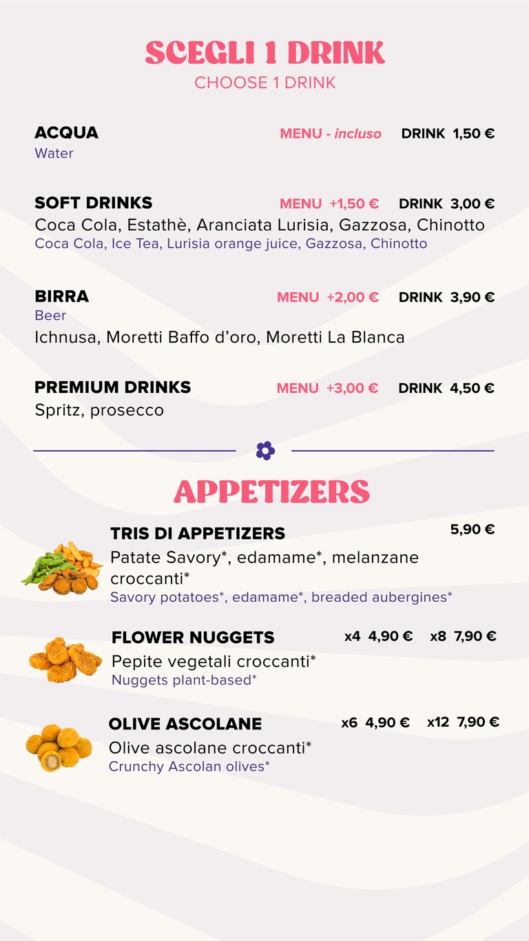 Flower Burger menu 7