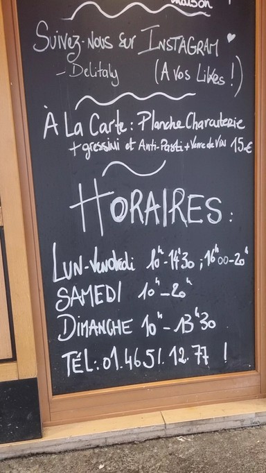 DELITALY - ÉPICERIE ITALIENNE & TRAITEUR PARIS 16