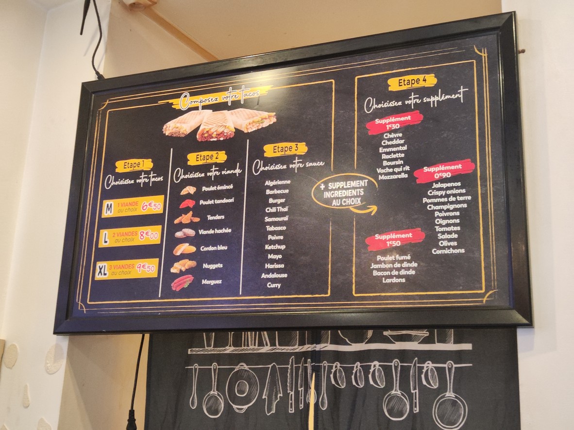 Crêpe Station menu 3