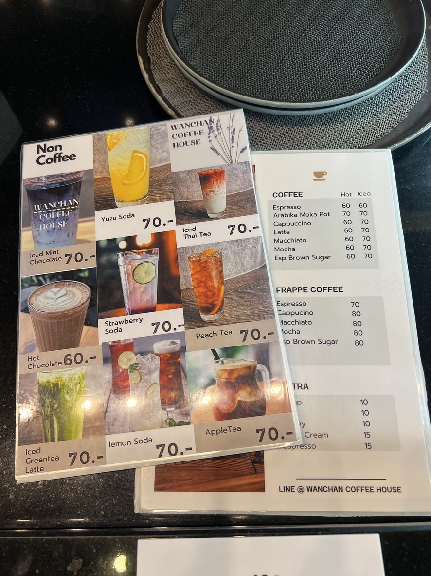 Wanchan Coffee House (Food bakery and coffee) menu 1