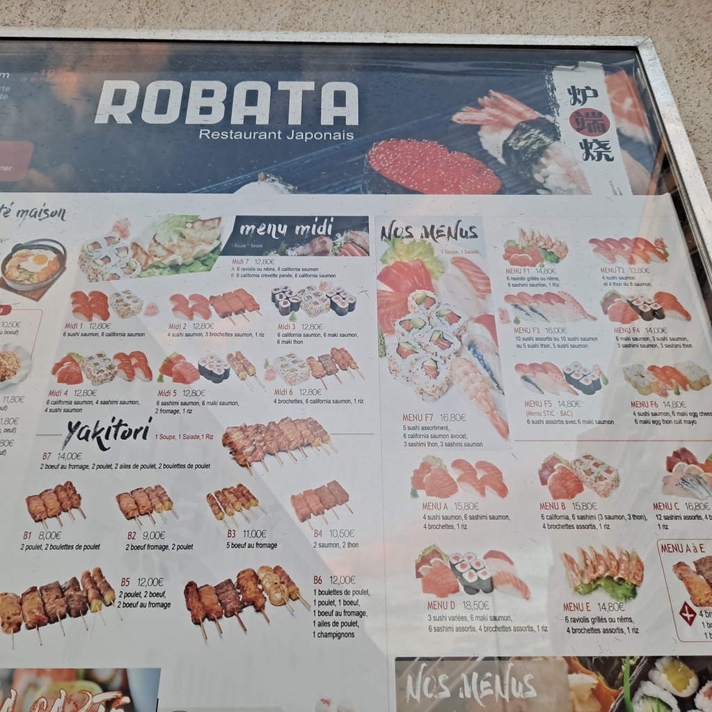 Robata menu 1