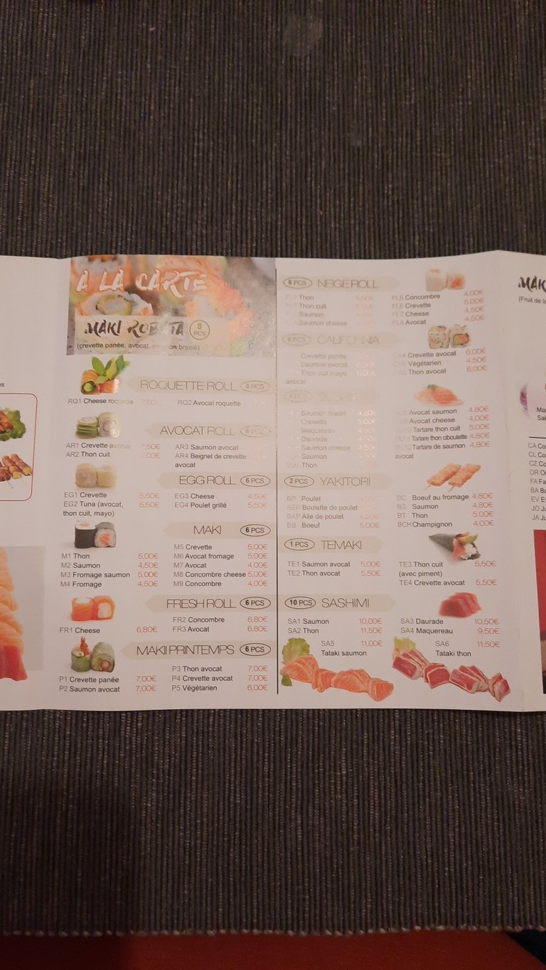 Robata menu 4