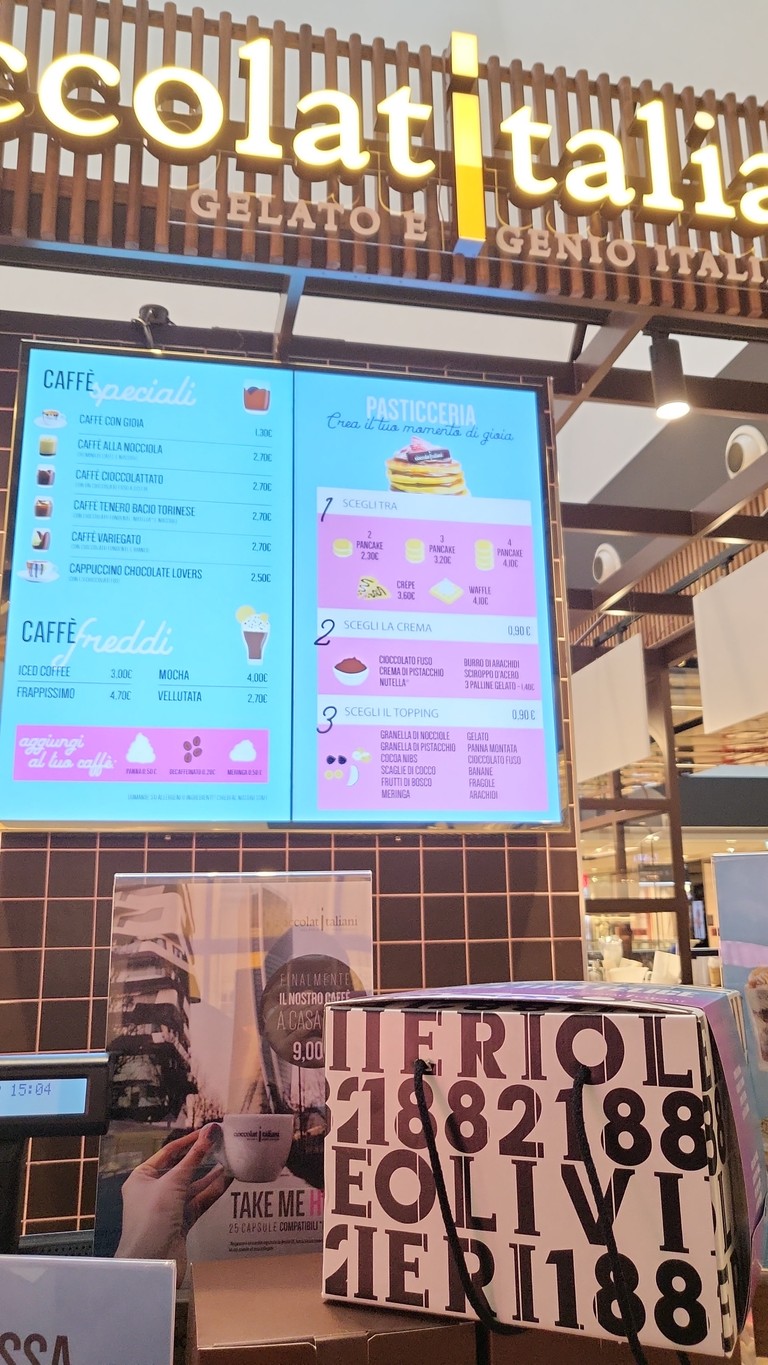 Cioccolatitaliani menu 1