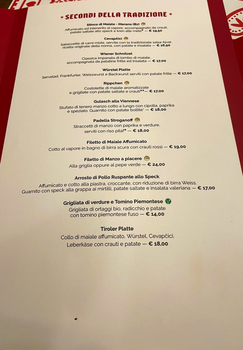 Cantina Tirolese menu 3