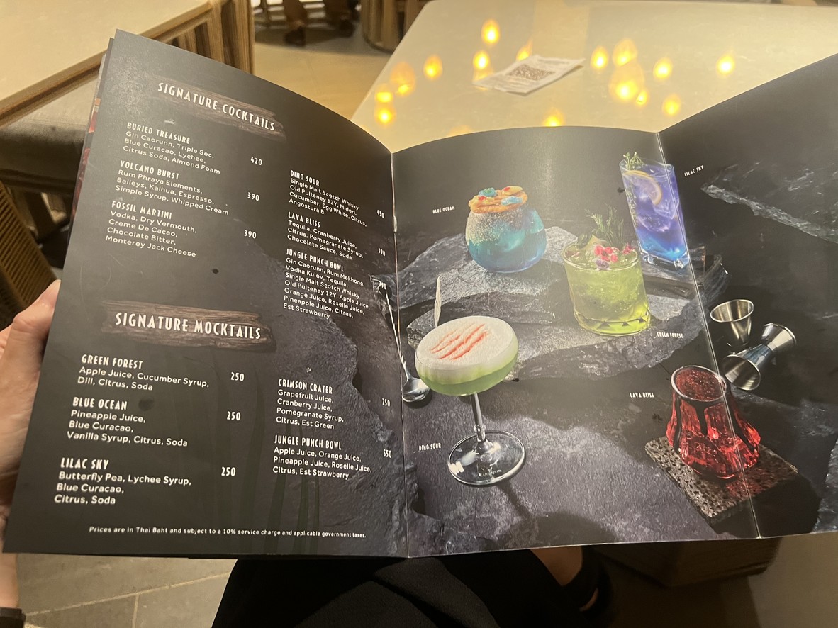 Fossil and Flame menu 4