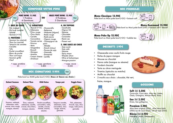 Poke Up Paris 14 - Poke Bowl & Bubble tea