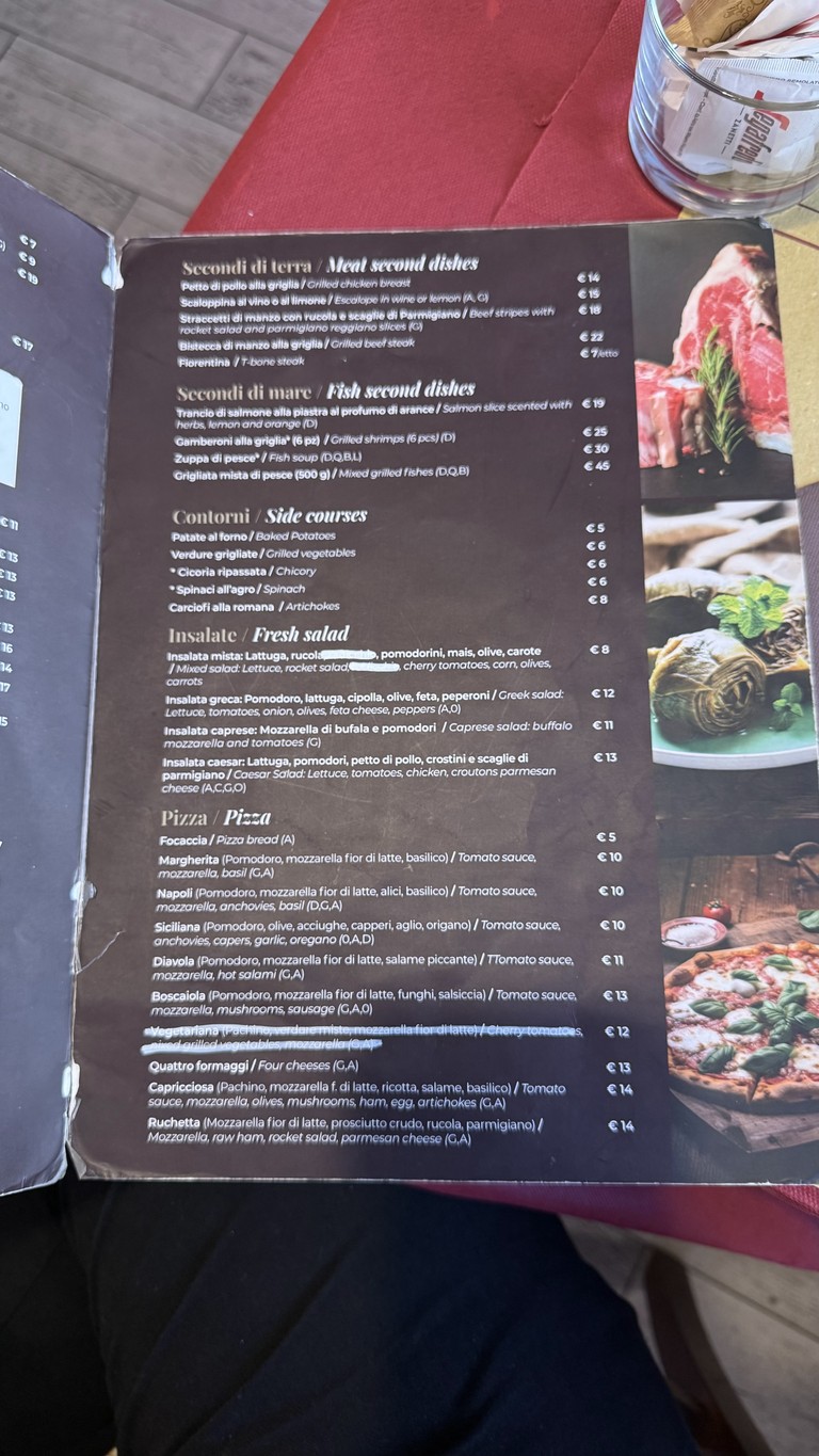 Vinsanto Vino & Cucina menu 3