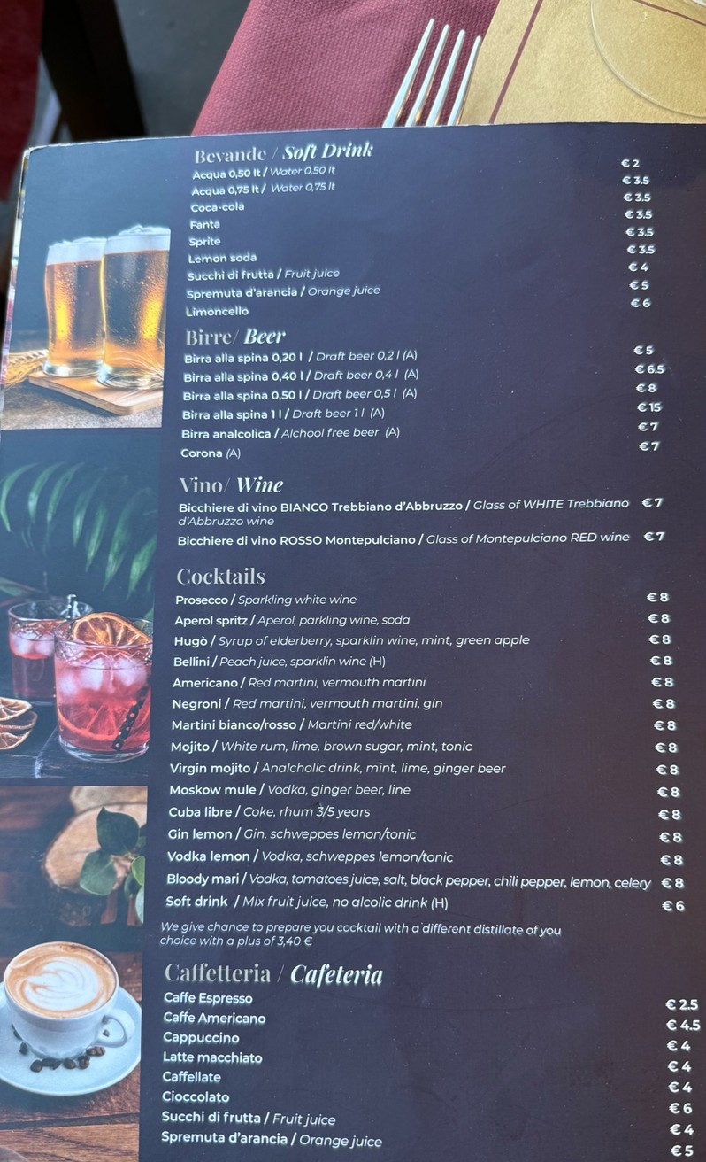 Vinsanto Vino & Cucina menu 4