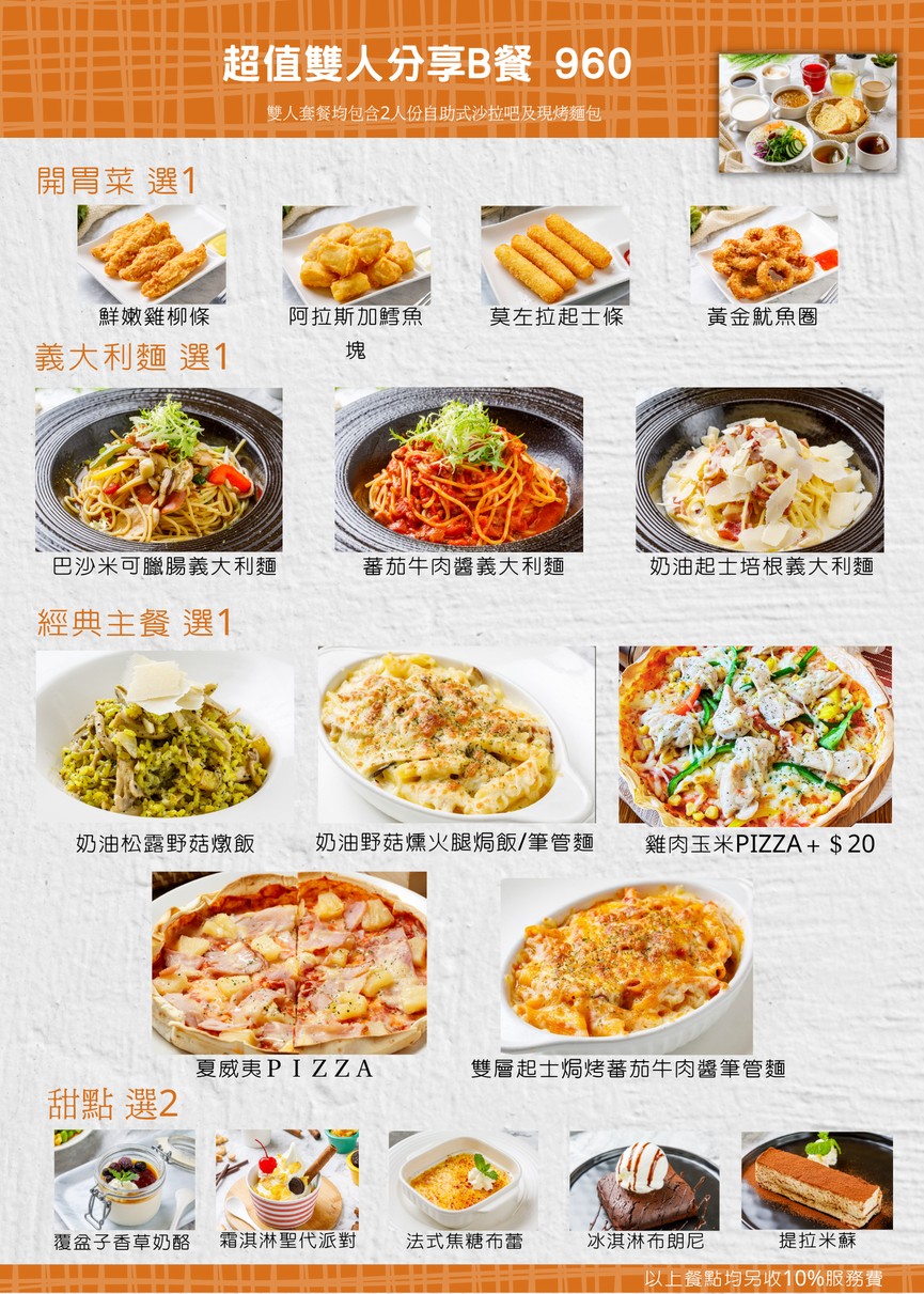 Wēinísī Yìdàlì Cāntīng menu 2