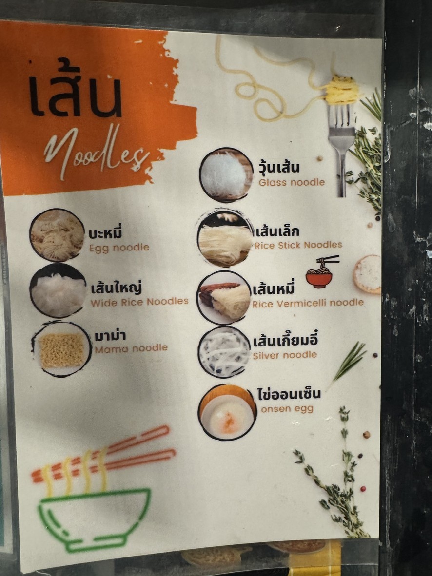 R-RAYA 泰式凉粉面店 menu 2
