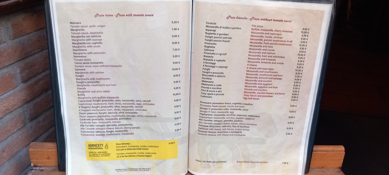 Alle Carrette menu 3