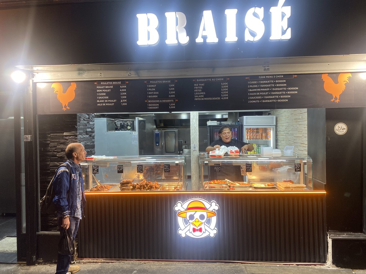 Pouletos Braisé - Paris menu 1