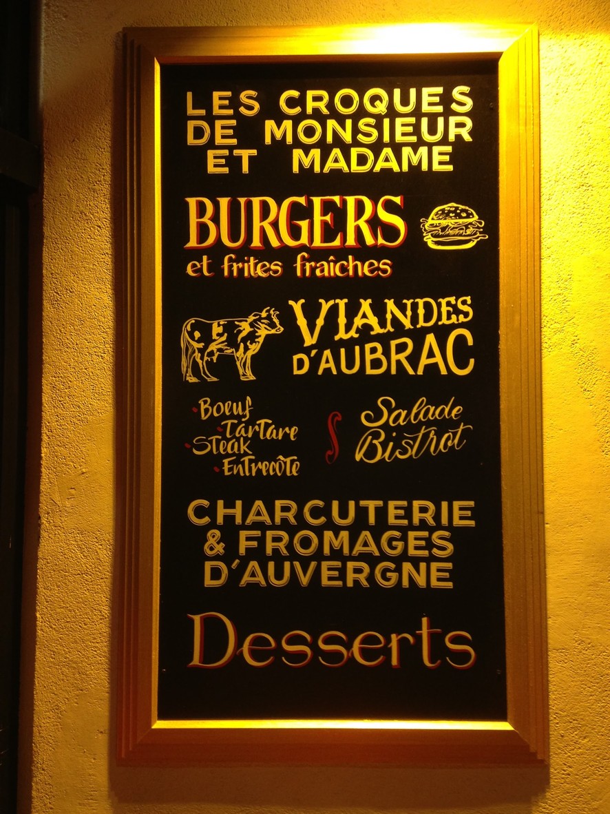Harmony café menu 1
