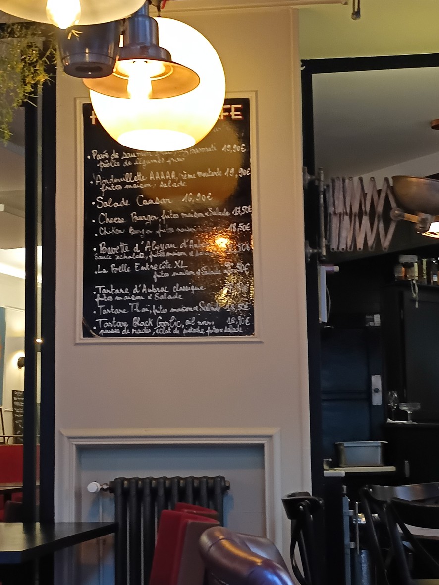Harmony café menu 2