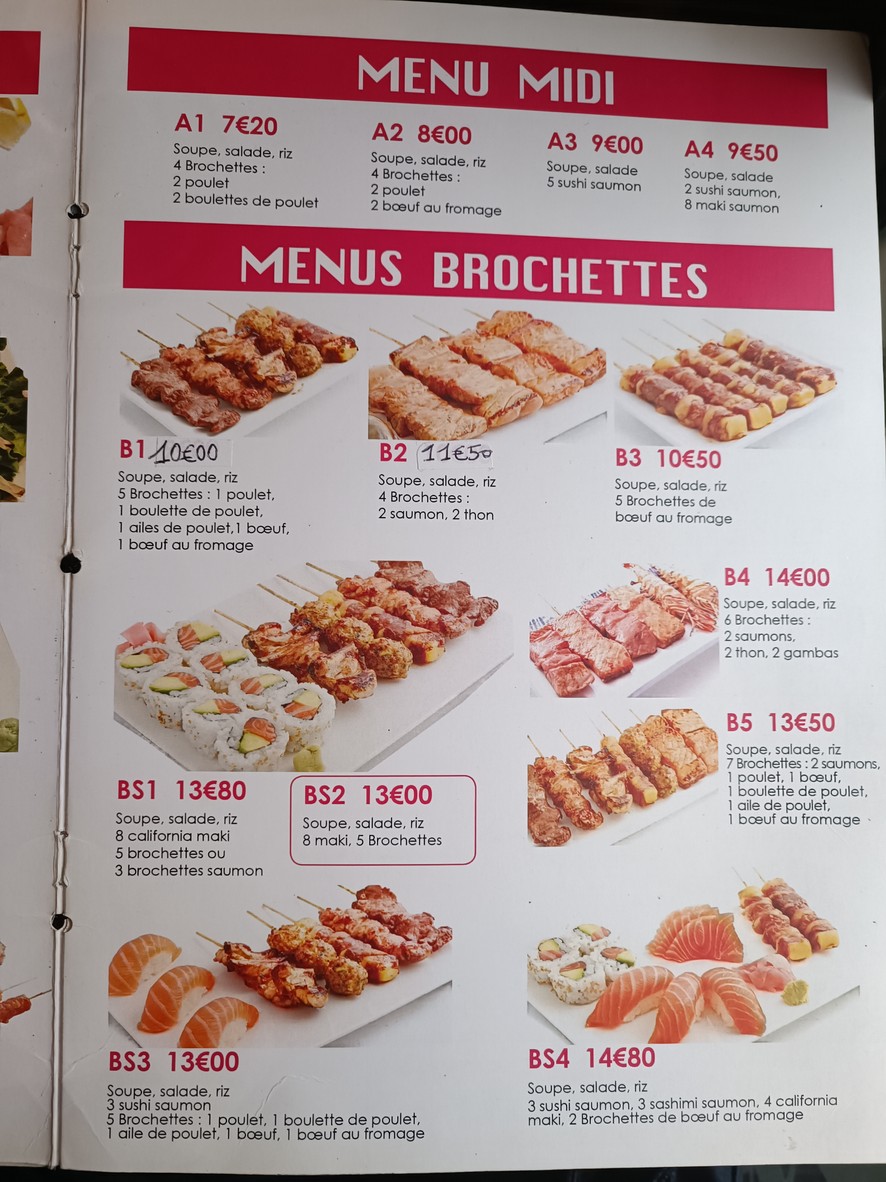 Dream Sushi menu 8