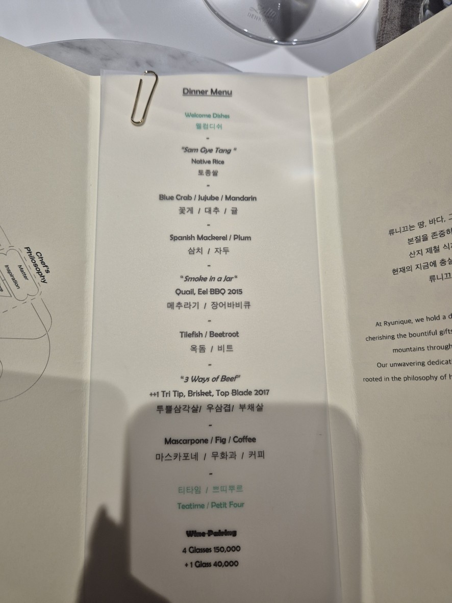 Ryunique menu 2