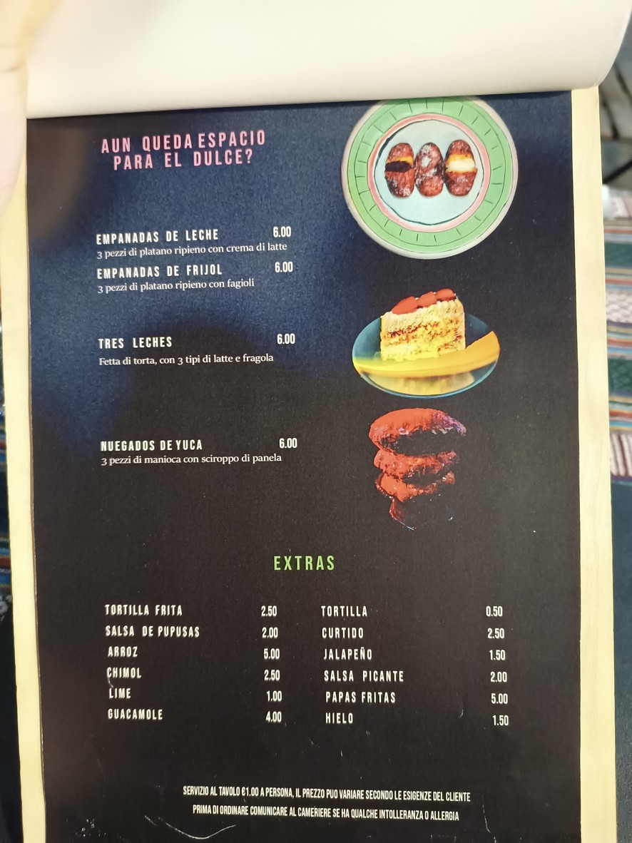 Pulgarcito menu 5